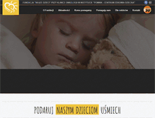 Tablet Screenshot of naszedzieci.org.pl